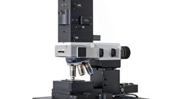A Raman microscope.